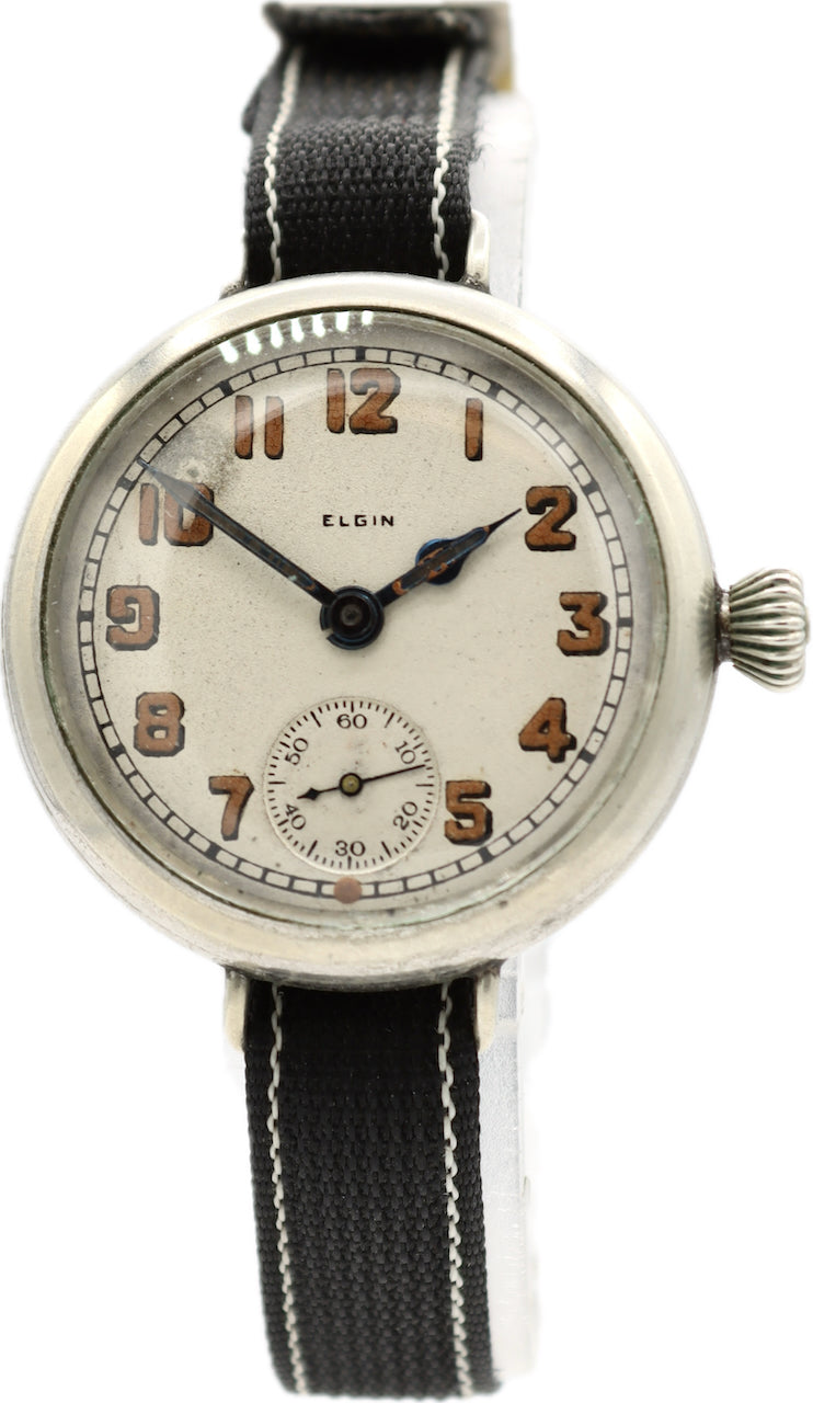 Leather Strap Watch Timex Trench Watch Vario 1918 Trench Brass