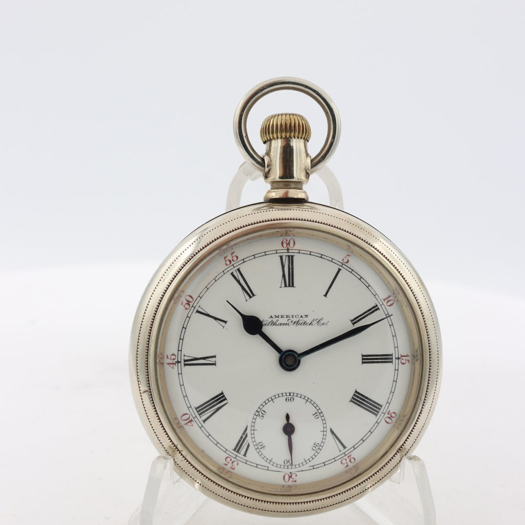 Antique 18 Size 1896 Waltham Swingout Mechanical Pocket Watch 18 NickelUSA