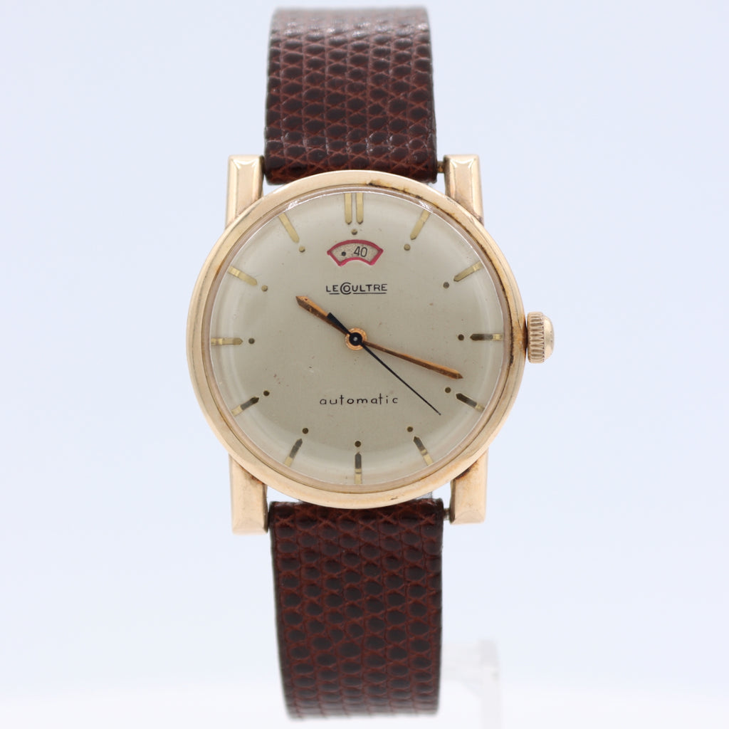 Vintage LeCoultre 8686/85 Power Reserve Men's Automatic Wristwatch 481 10kGF