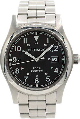42mm Hamilton 041330 Khaki Men's Automatic Wristwatch ETA 2824 Swiss Steel