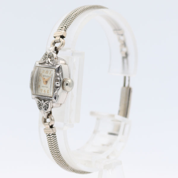 Vintage Gruen 215/754 Veri-Thin Ladies Mechanical Wristwatch 215 Swiss 10k GF