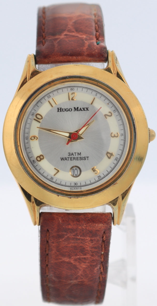 Watch 18k Gold Plated Hugo Maxx Watch Value Vintage Hugo Maxx
