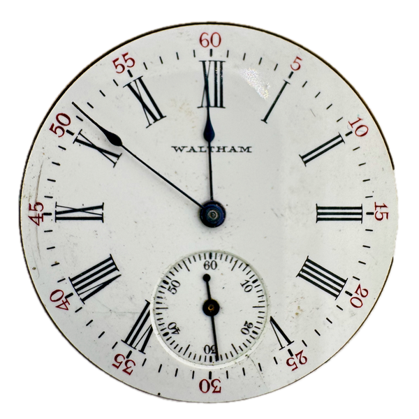 Antique 6s 1904 Waltham 15j Mechanical Hunter Pocket Watch Movement USA