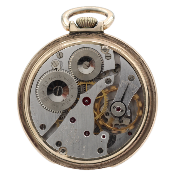 Vintage 16s 1941 Waltham 21j Mechanical Pocket Watch 1621 Riverside 10k RGP