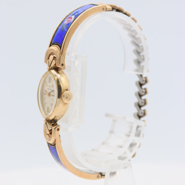 Vintage 14mm Omega AA5280 Cocktail Men's Mechanical Wristwatch 485 Swiss 10k GF