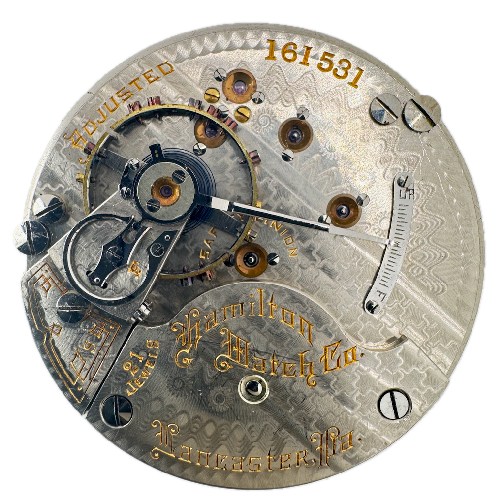 Antique 18s 1903 Hamilton 21j Mechanical Hunter Pocket Watch Movement 941 USA