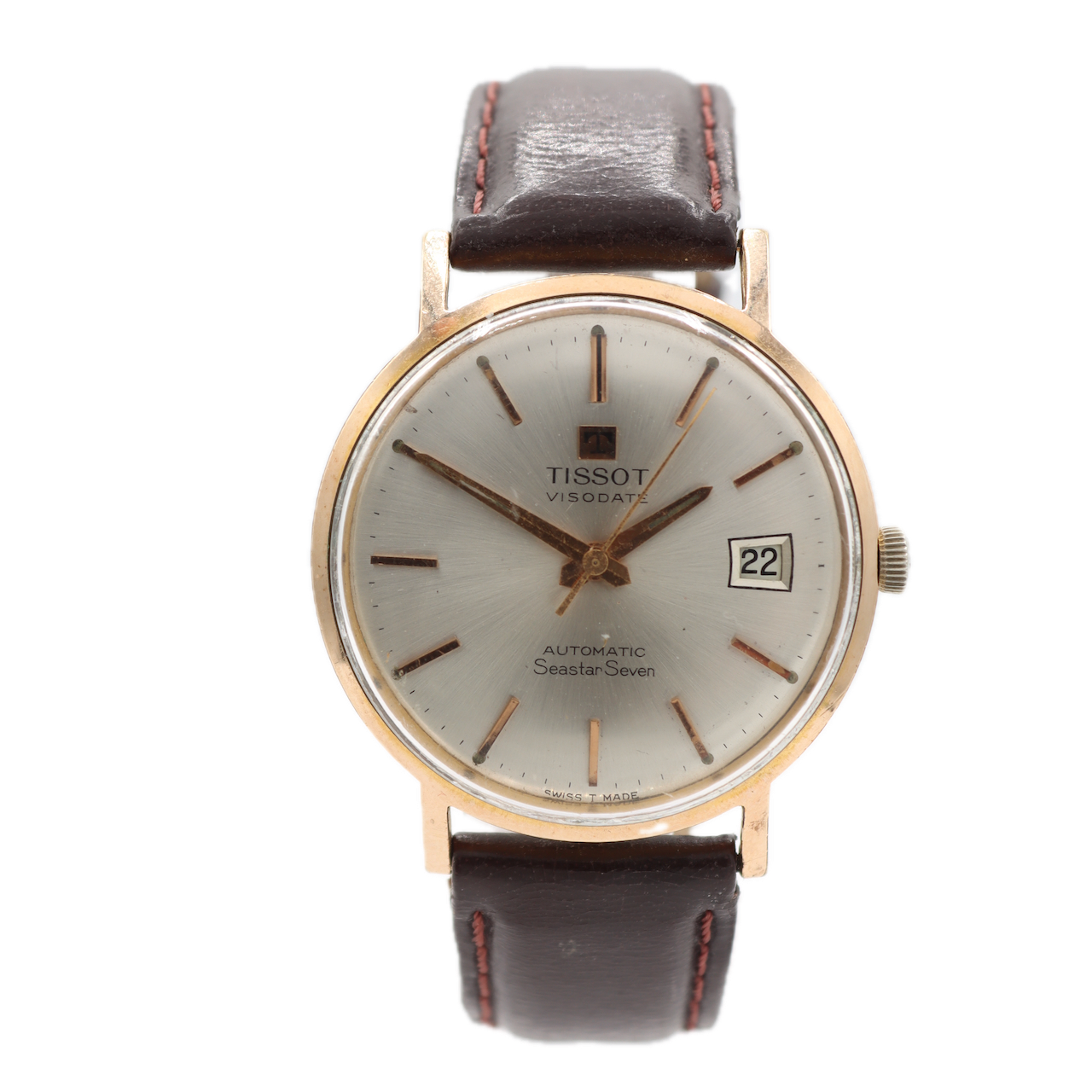 TISSOT 自動巻き VISODATE Tissot Visodate Silver and Black Dial Review - Watch Clicker