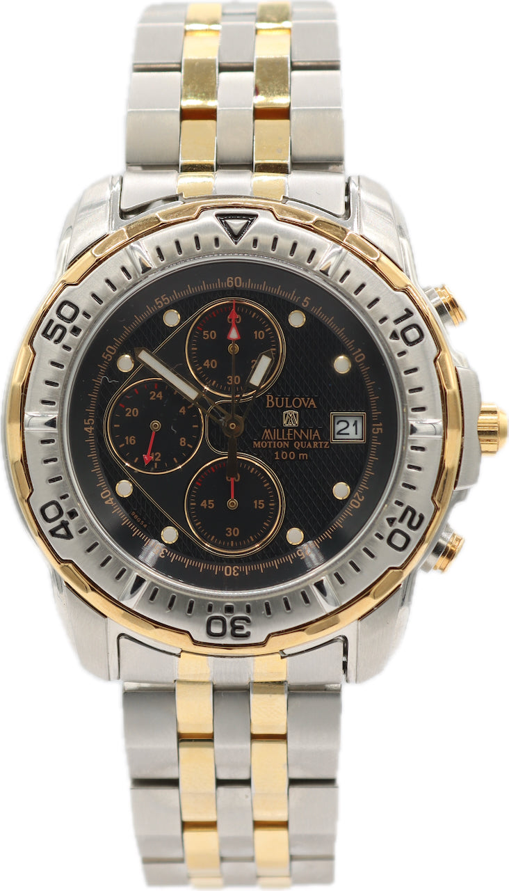 Bulova Millennia motion quartz chronograph hotsell