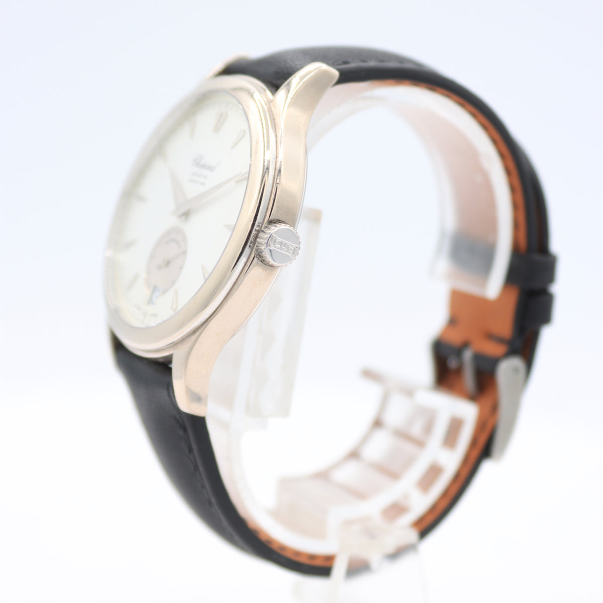 Chopard 161860-1001 L.U.C Men's Micro Rotor Wristwatch 18k White Gold ...