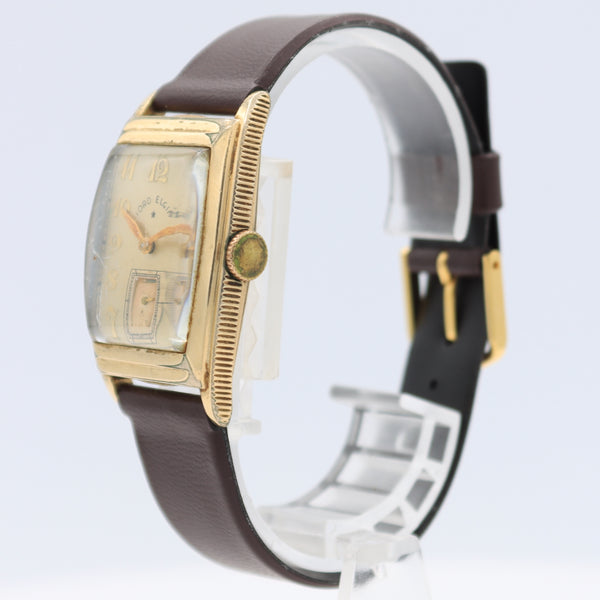Vintage 26.5mm Lord Elgin Men's Mechanical Wristwatch Swiss 10k Gold Filled