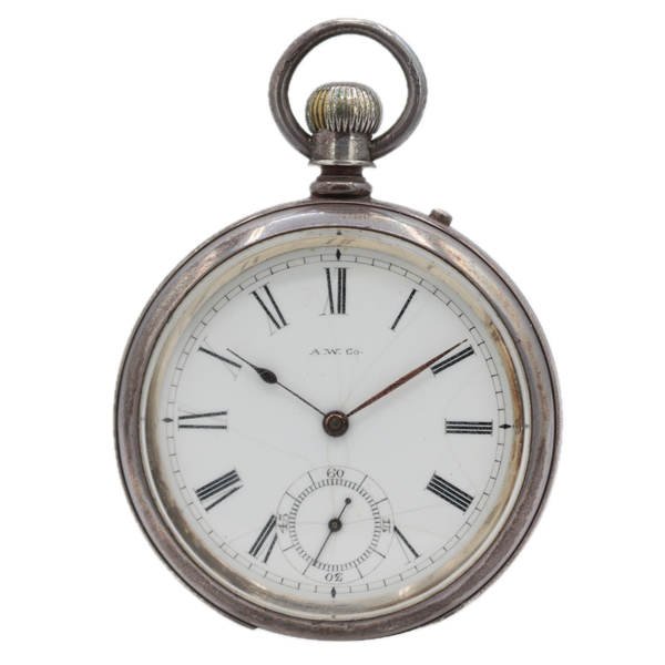 Antique 18s Elgin G.M. Wheeler 17 Jewel Mechanical Pocket Watch 44 Silver USA