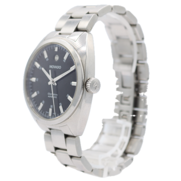 38mm Movado 18.1.14.1069 Datron Men's Automatic Wristwatch SW200-1 Swiss Steel