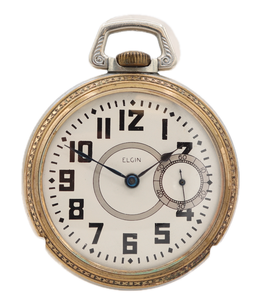 Antique 18s 1885 Elgin G.M. Wheeler Second at 9 Hunter Config. Pocket Watch 82