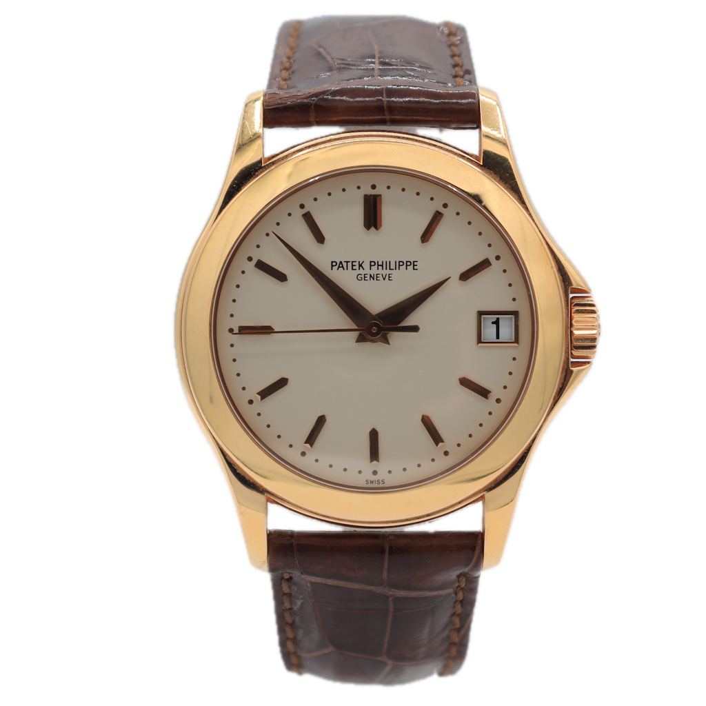 Patek Philippe 5107R Calatrava Men's Wristwatch 315/190 18k Rose Gold Serviced