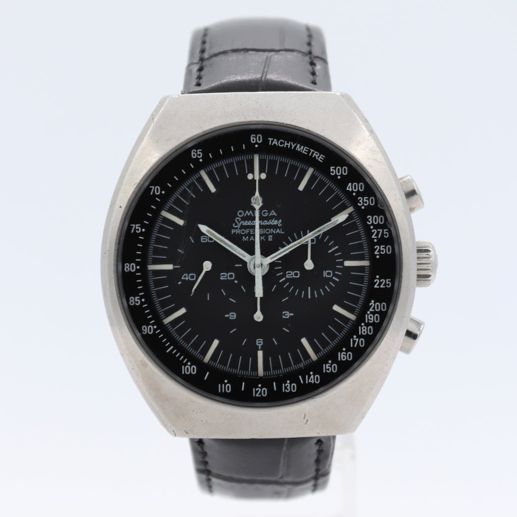 Vintage Omega 145.014 Speedmaster Mark II Men's Chronograph Wristwatch Steel