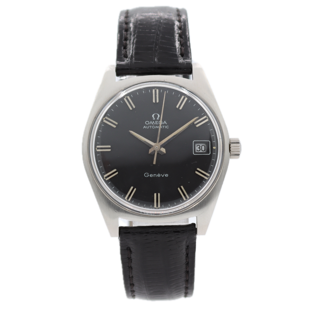 Vintage 1967 Omega 166.041 Geneve Men's Automatic Wristwatch 565 Swiss Steel