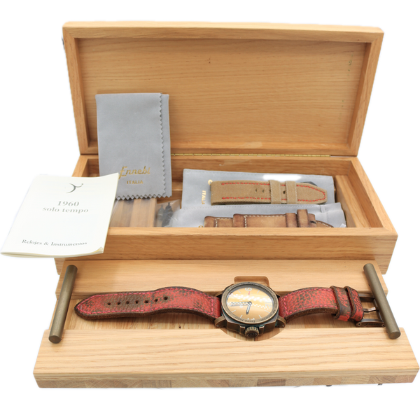Comando Raggruppamento 22100 1960 Brown Men's Mechanical Wristwatch Full Kit