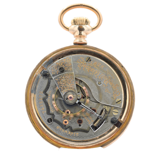 Antique 18s 1899 Elgin Multicolor 21 Jewel Mechanical Pocket Watch 150 USA