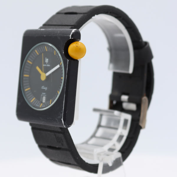 Vintage 31.5mm Lip Mach 2000 Men's Quartz Wristwatch PUW 2411-2431 France Steel