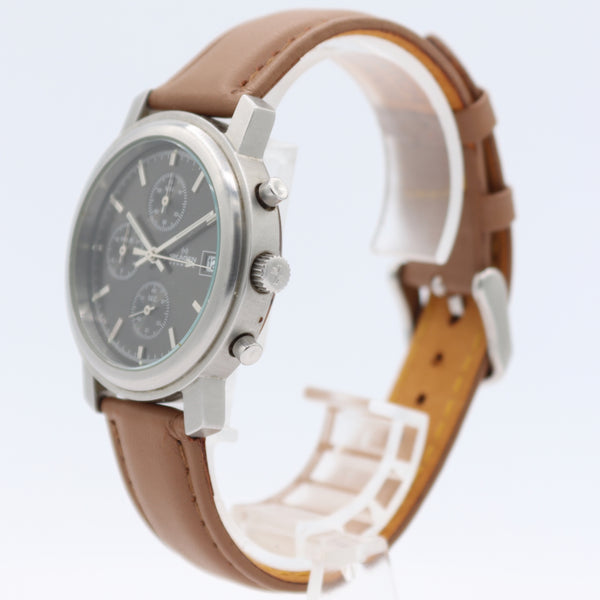 36mm Skagen 24USLM Ultra Slim Men's Quartz Chronograph Wristwatch Japan Steel