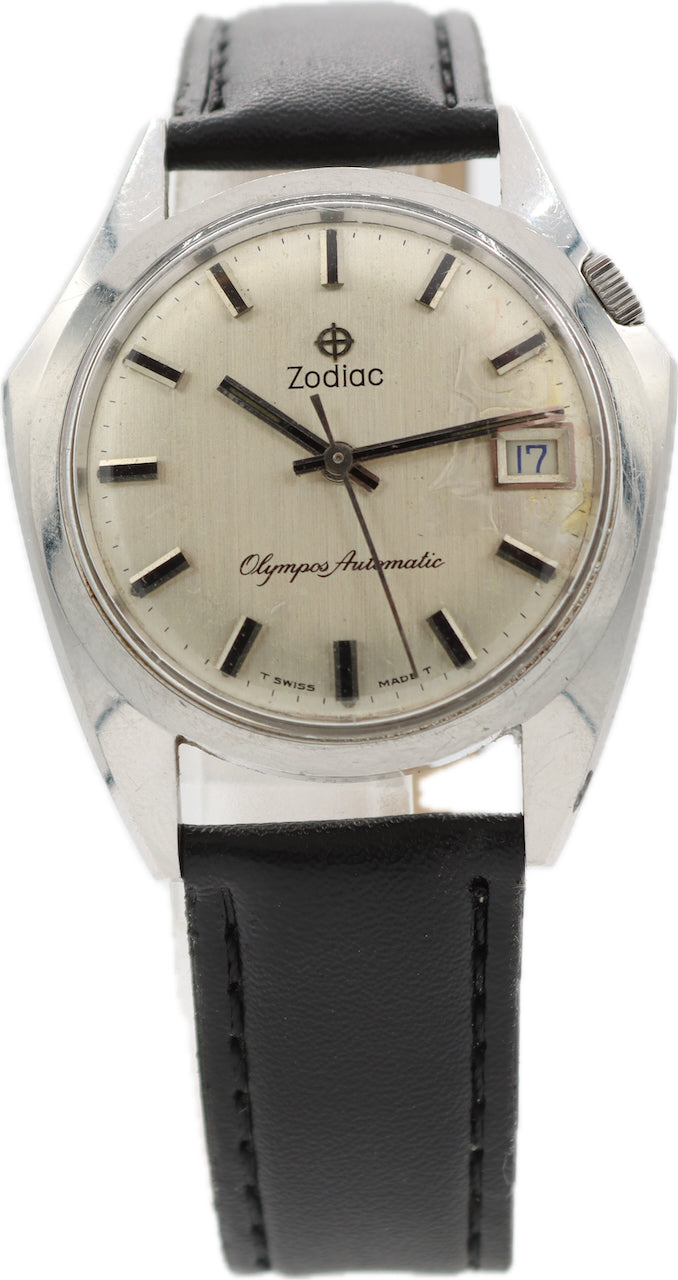 Vintage 36mm Zodiac 722-928 Olympos Men's Automatic Wristwatch