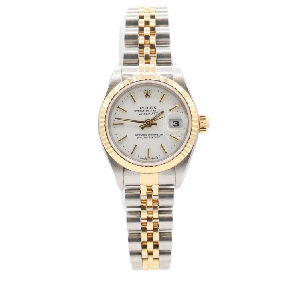 2002 79173 Rolex  Datejust Ladies Automatic Wristwatch 2235 Swiss Made Steel & Gold