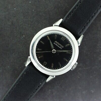 Vintage Movado 17 Jewel Men's Automatic Wristwatch 431 w Stainless Borgel Case