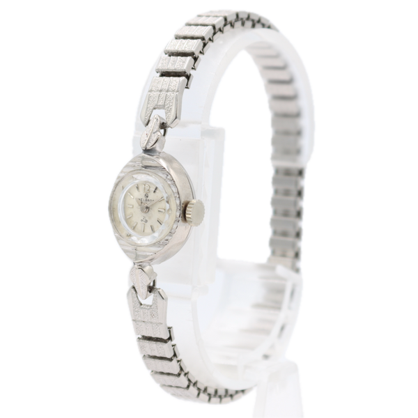 Vintage Helbros Cocktail Men's Mechanical Wristwatch Elgin 316 Chrome Plated