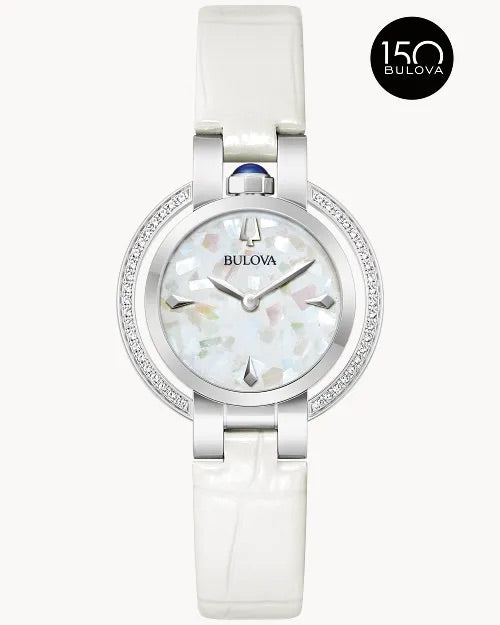 30mm Bulova 96R254 Rubaiyat Winter Ladies Quartz Wristwatch Four Seasons SE