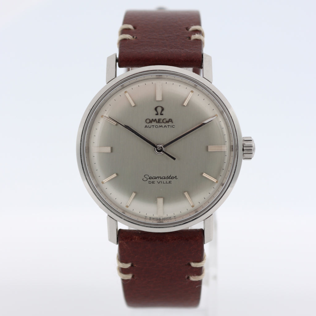 Vintage 34mm Omega Seamaster De Ville Men's Automatic Wristwatch 565 Swiss Steel