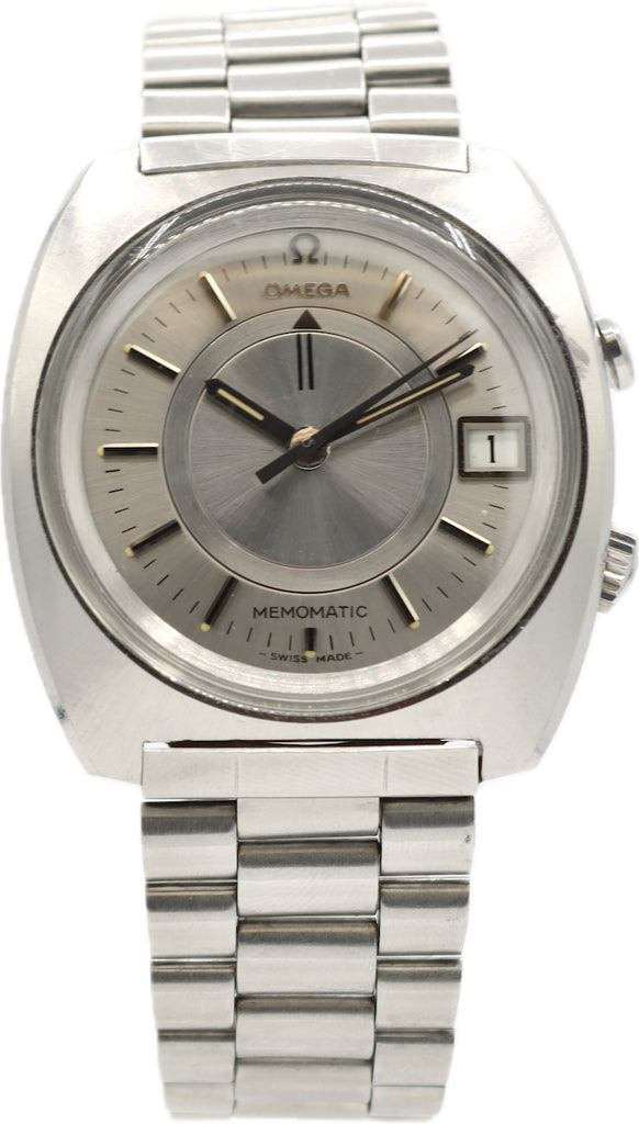 Vintage 40mm Omega 166.072 Memomatic Men's Automatic Wristwatch 980 Swiss Steel