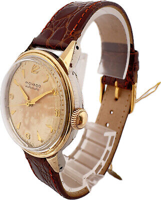 18k Gold Old Movado Watches Mens Vintage Movado Men's Bumper
