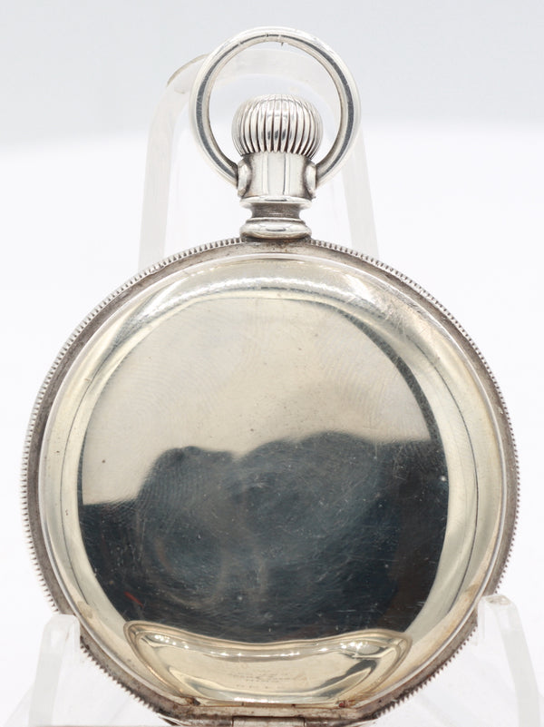 Antique 16 Size Waltham Royal 15 Jewel Mechanical Pocket Watch Coin SilverUSA