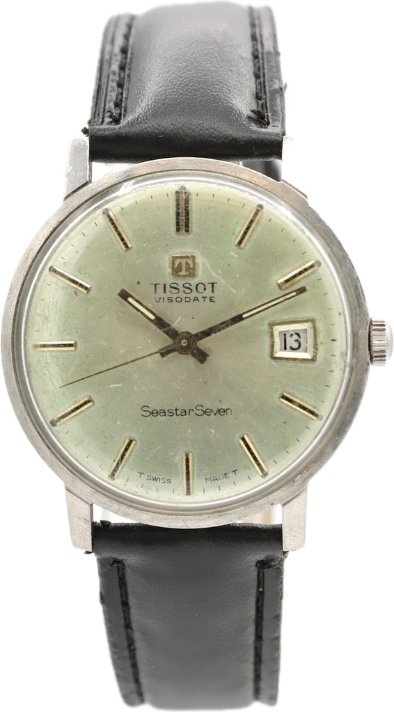 Vintage 34mm Tissot Visodate Seastar Seven Men's Automatic Wristwatch Steel