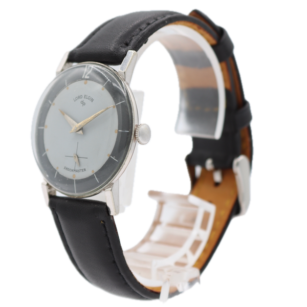 Vintage Lord Elgin 7619 Celestial Men's Mechanical Wristwatch 14kGF Shockmaster