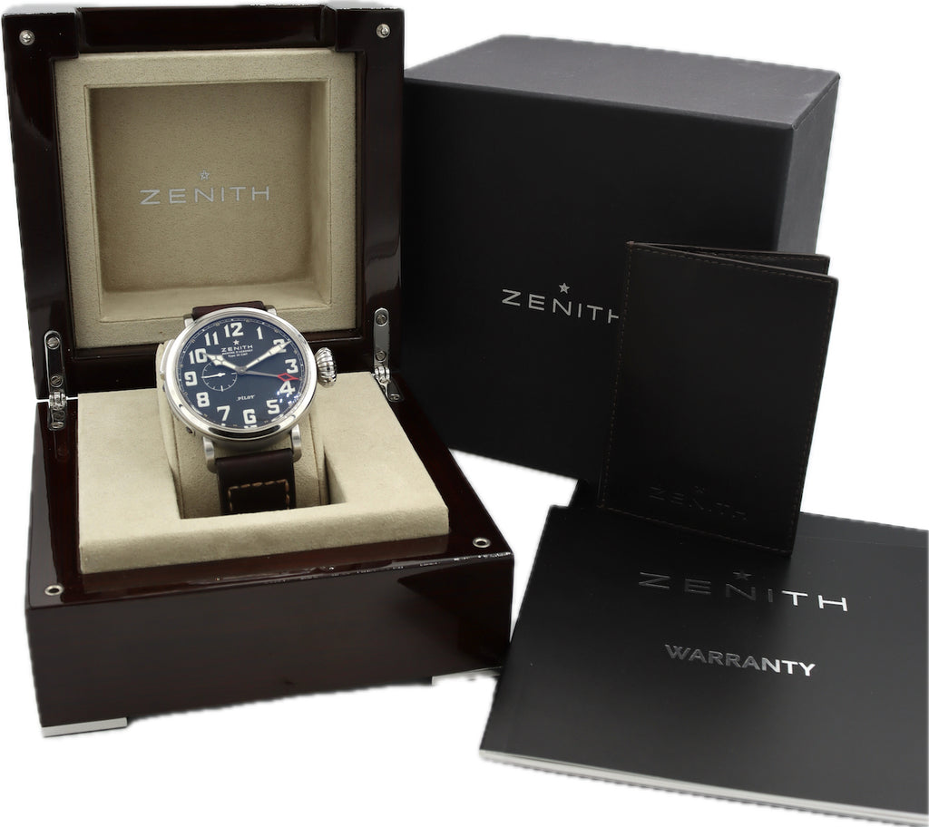 48mm Zenith 03.2430.693 Pilot Type 20 GMT Men's Automatic