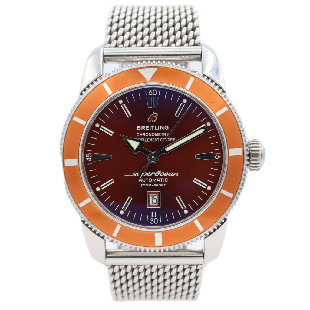 Vintage 46mm Breitling A17320 Superocean Heritage 46 Men's Wristwatch Steel