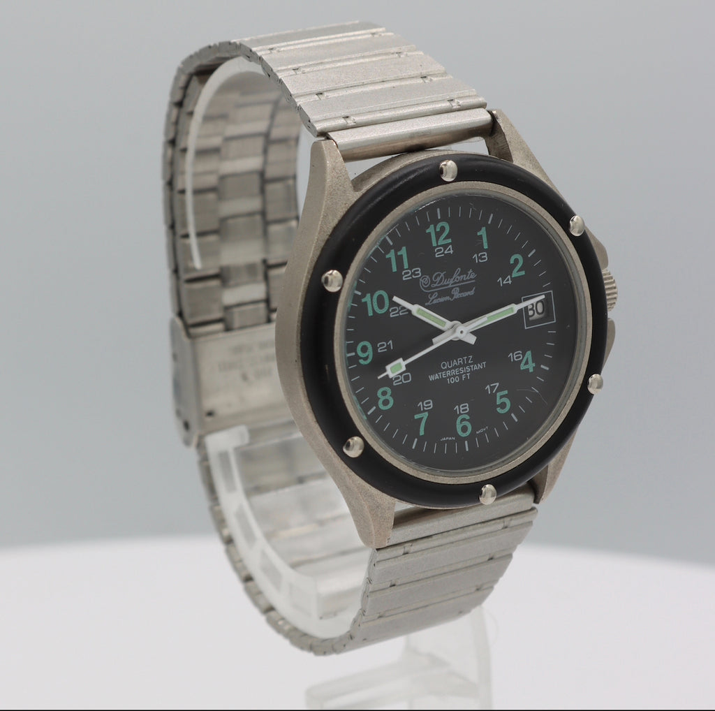 36mm Lucien Piccard DuFonte Date Men's Quartz Wristwatch Japan