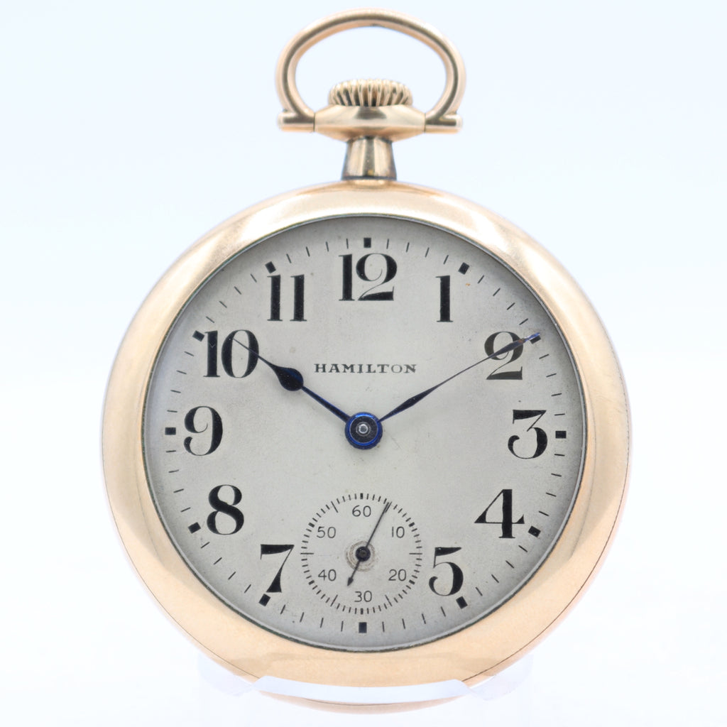 Antique 18s 1920 Hamilton 21 Jewel Mechanical Railroad Pocket Watch 940 USA