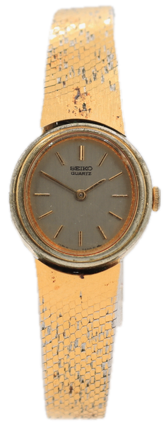 Vintage Seiko 1400-8099 Silver Dial Ladies Quartz Wristwatch