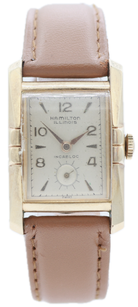 Vintage 1953 Hamilton Illinois 9510 Topper B Men's Mechanical Wristwatch 10k GF