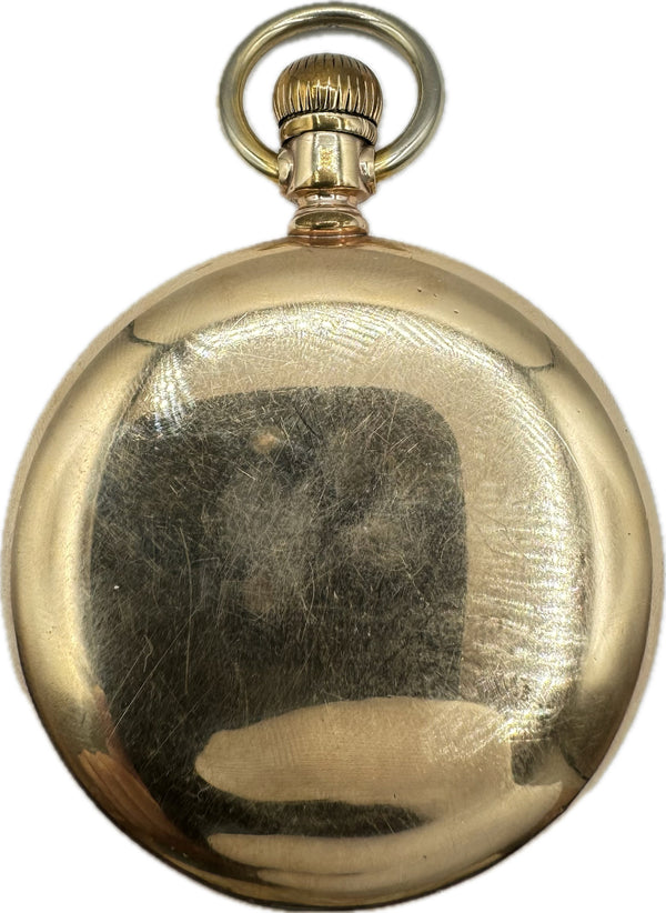 Antique 16S E. Howard Series 5 19 Jewel Hunter Pocket Watch Gold Filled