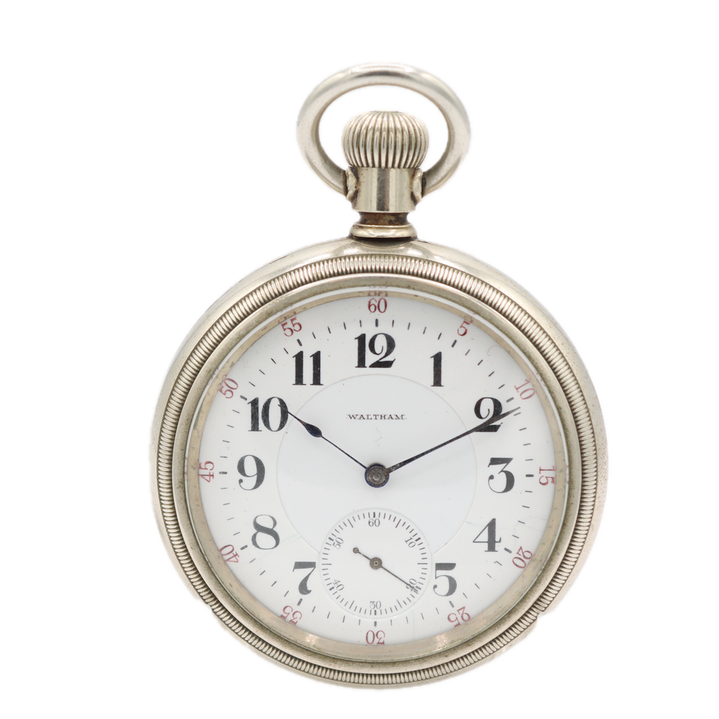 Antique 18s Waltham 21 Jewel Mechanical Railroad Pocket Watch Crescent thewatchpreserve