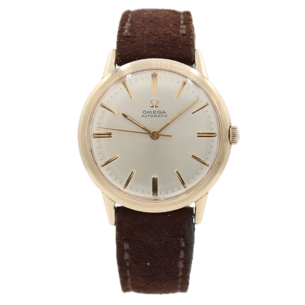 Vintage 1964 Omega LU6304 USA Case Men's Automatic Wristwatch 550 10k GF