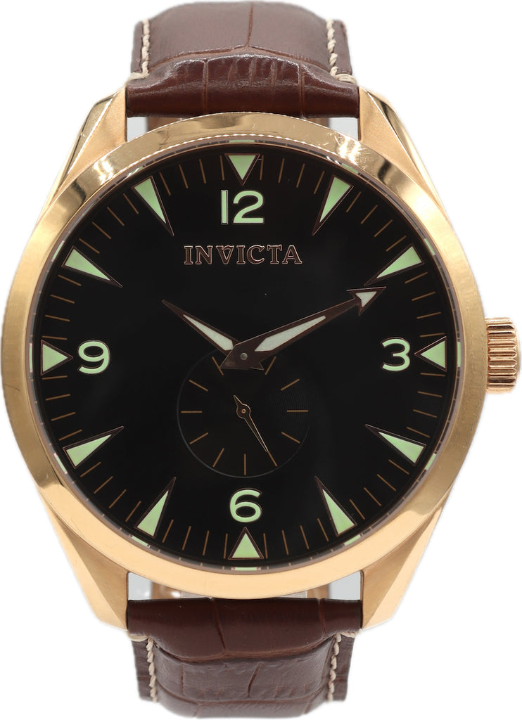 49mm Invicta 0431 Vintage Men's Quartz Wristwatch 336D Stainless Steel