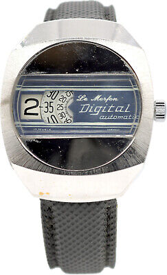 35mm Le Merlon Digital / Jump Hour Men's Automatic Wristwatch PUW 1560 D Germany