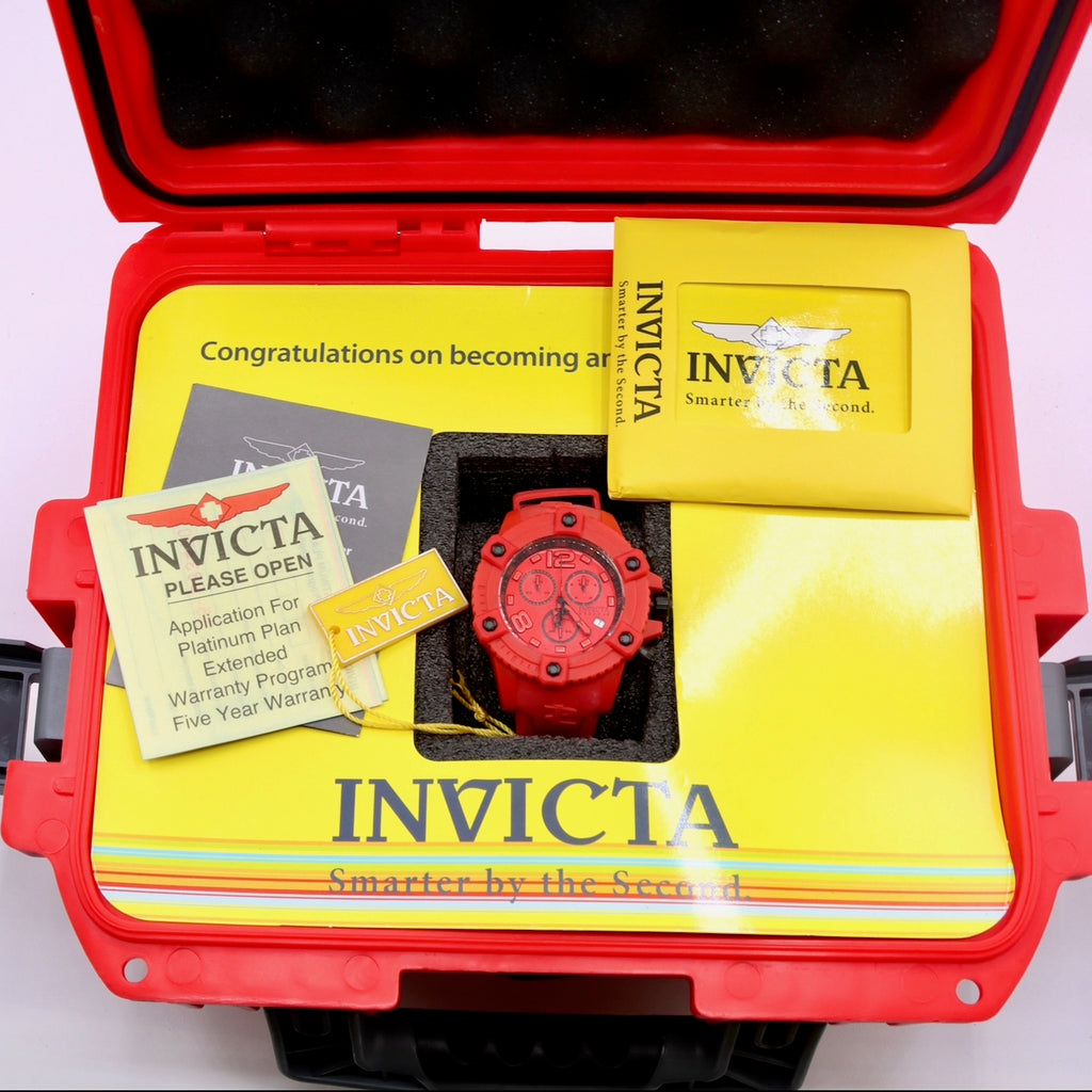 52mm Invicta 6210 Subaqua Men's Quartz Wristwatch Swiss Made Stainless Steel