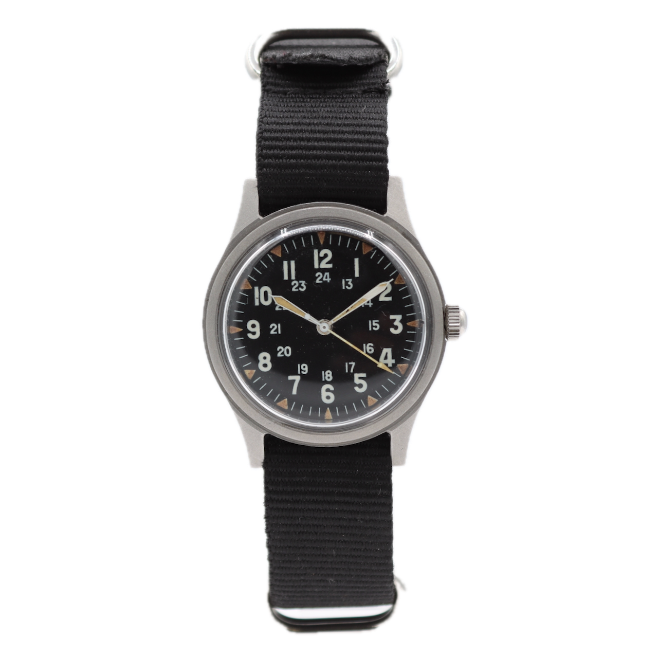 Vintage 1969 Hamilton GG-W-113 Military Style Men's Mechanical