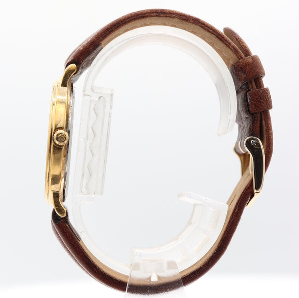 Vintage 32mm Hamilton 6210 Registered Edition Men's Quartz Wristwatch Gold Tone