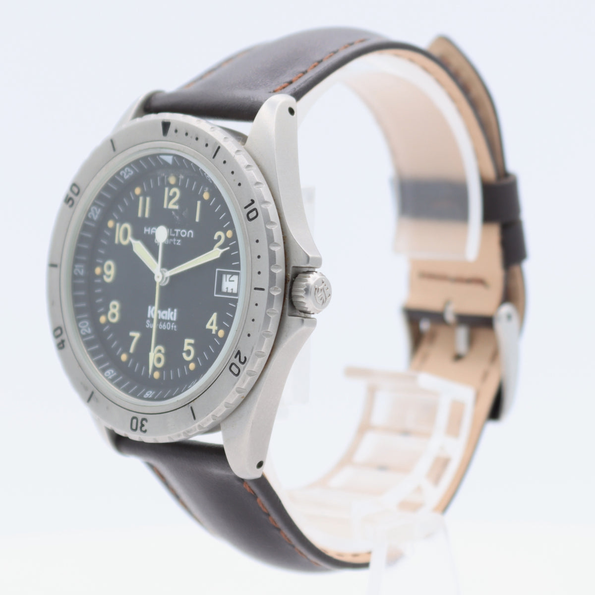 HAMILTON Khaki 660ft 9745A クォーツ腕時計 Yahoo!オークション